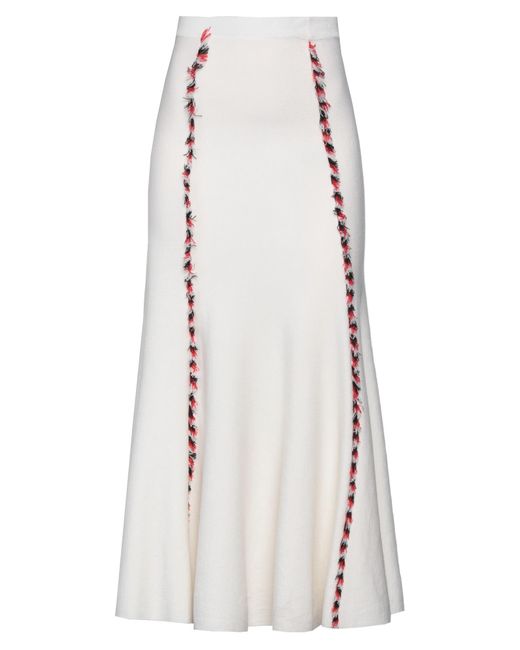 Gabriela Hearst White Midi Skirt