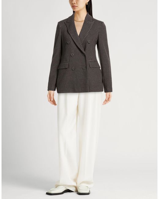 EMMA & GAIA Black Blazer Polyester, Cotton, Elastane