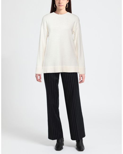 Clips White Jumper