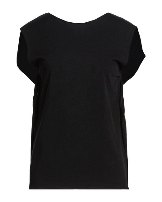 Liviana Conti Women's Black Sweater Viscose Cotton