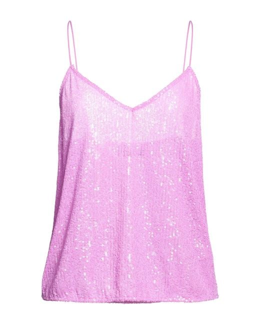 Clips Pink Tricot Top Polyester, Elastane