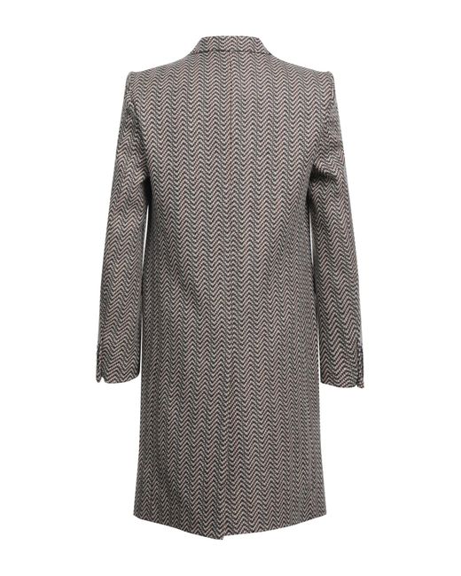 Dries Van Noten Gray Coat for men