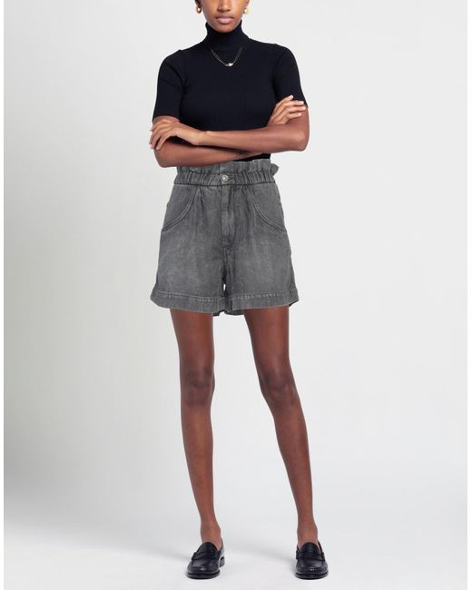 Isabel Marant Gray Denim Shorts