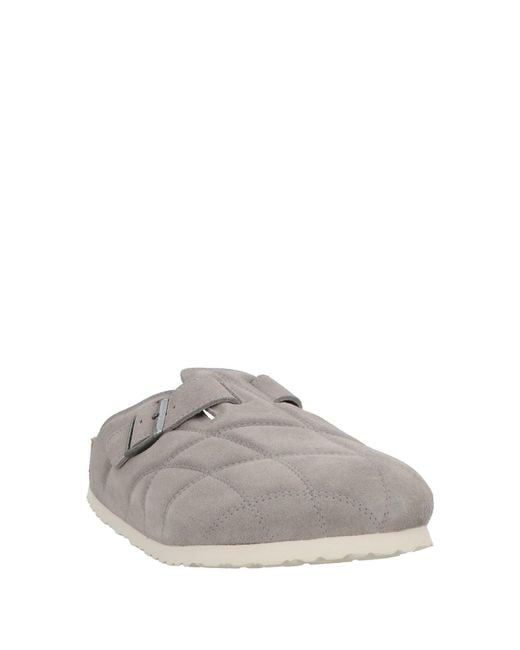 Birkenstock Gray Mules & Clogs Leather for men