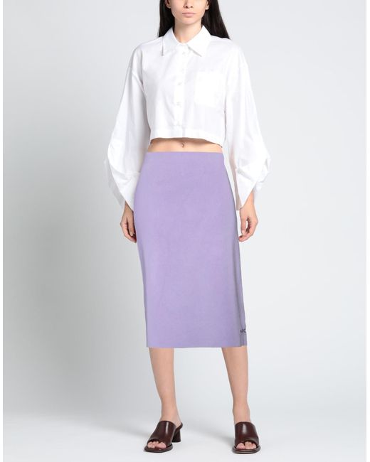 Marc Jacobs Purple Midi Skirt