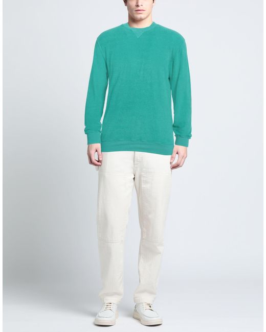 FILIPPO DE LAURENTIIS Green Jumper for men