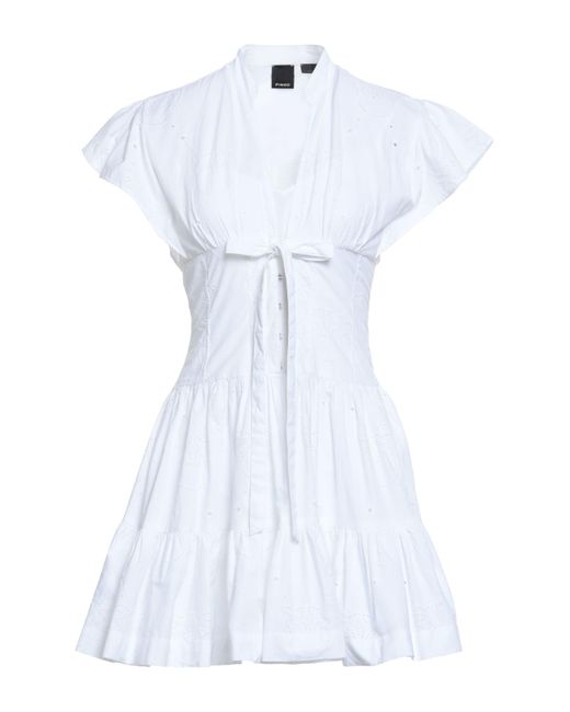 Pinko White Mini-Kleid