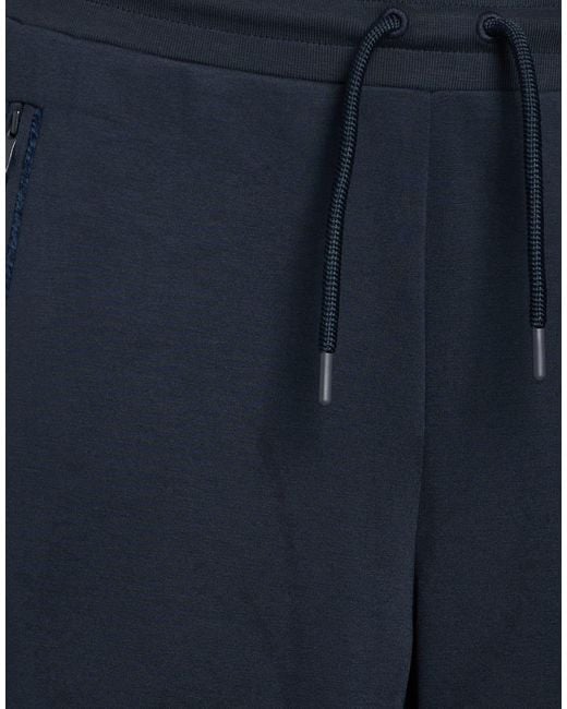 EA7 Blue Pants Polyester, Modal, Elastane for men