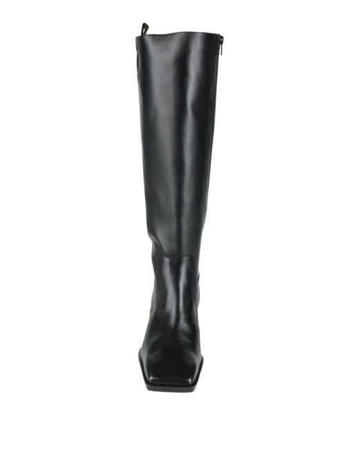 Ras Black Boot Leather
