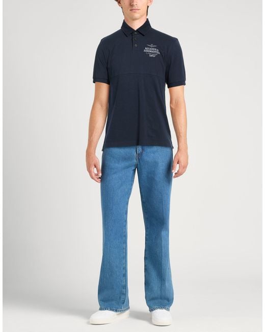 Polo Aeronautica Militare pour homme en coloris Blue