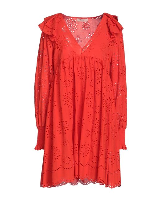 Twinset Red Mini Dress