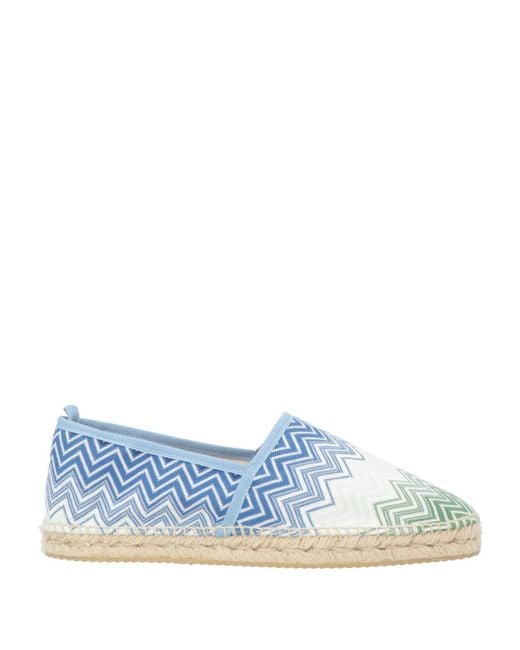Missoni Blue Espadrilles Textile Fibers for men