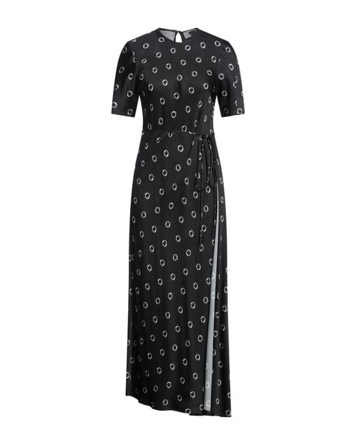 MSGM Black Maxi Dress Viscose