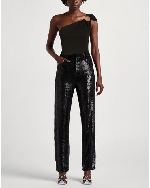 Elisabetta Franchi Black Top Viscose, Polyester