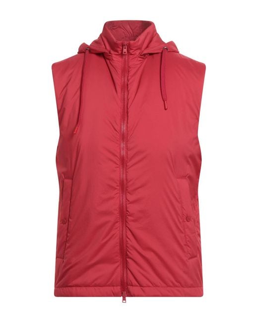Herno Red Vest Polyamide for men