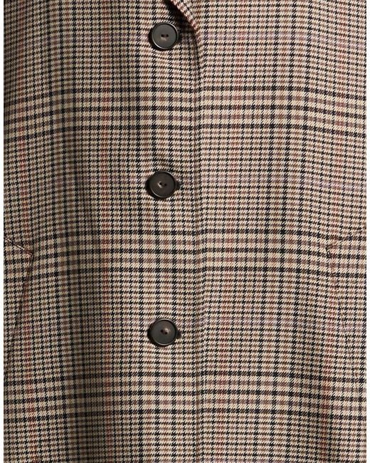 Vince Brown Coat Wool, Polyester