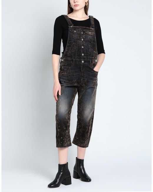 DSquared² Black Overalls