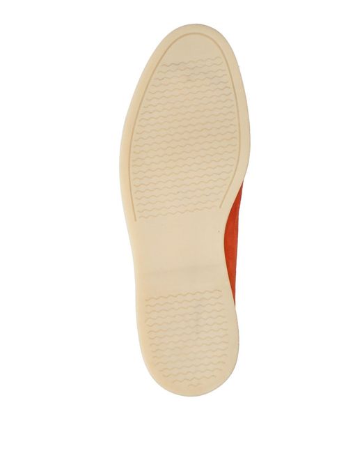 HADEL Orange Loafers