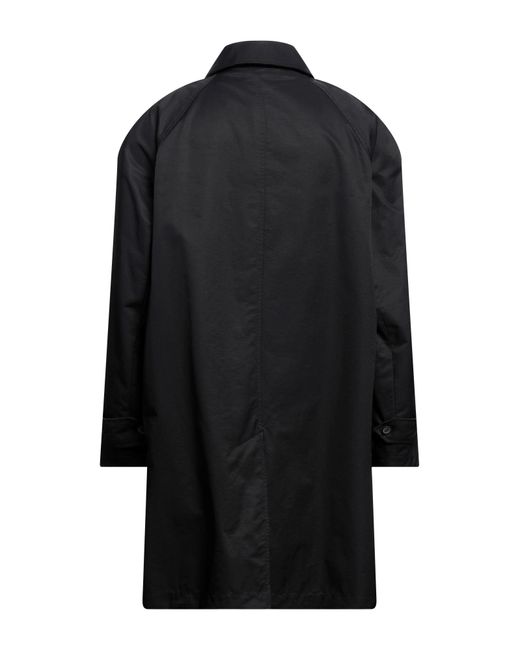 Lanvin Black Overcoat & Trench Coat for men