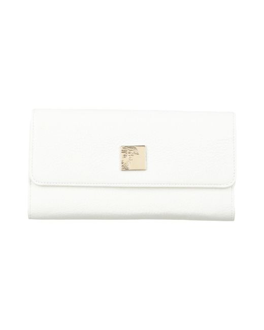 Versace White Wallet Calfskin