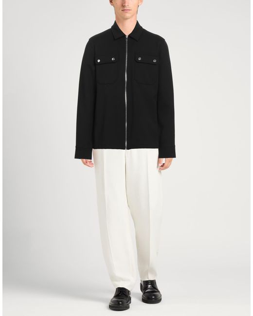 Michael Kors Black Jacket Viscose, Nylon, Wool, Elastane, Cotton for men