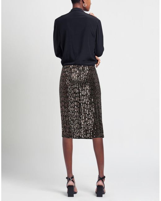 Stefanel Black Midi Skirt