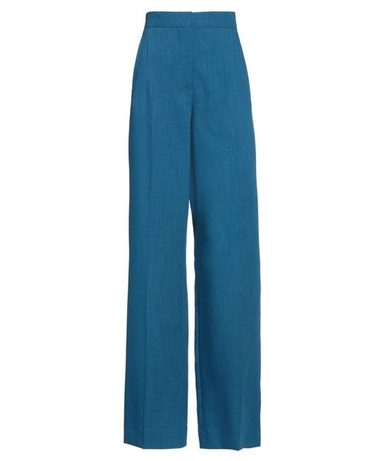 Tory Burch Blue Pants Polyester, Elastane