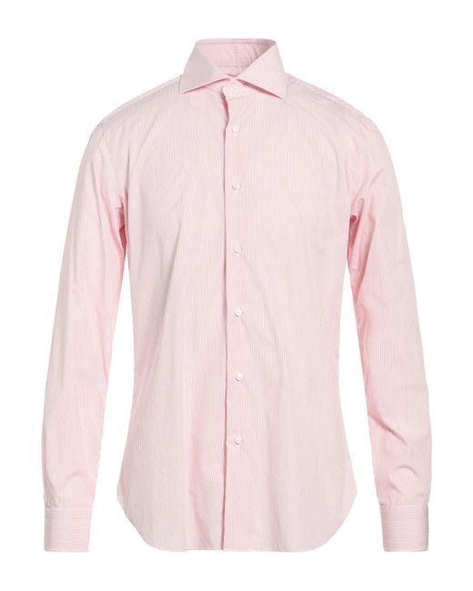 Barba Napoli Pink Shirt for men