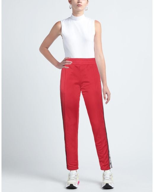 Chiara Ferragni Red Pants Polyester