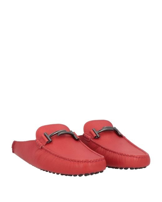 Tod's Red Mules & Clogs for men