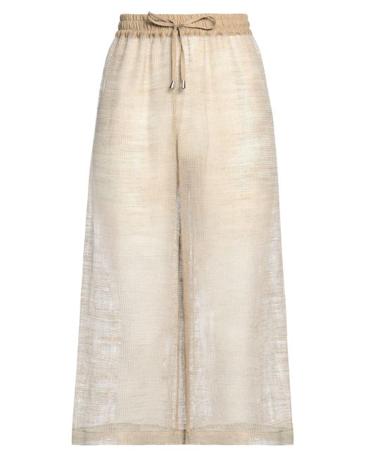 Hc Holy Caftan Natural Cropped Trousers