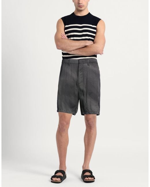 ARMANI EXCHANGE Gray Shorts & Bermuda Shorts Polyester, Cotton for men