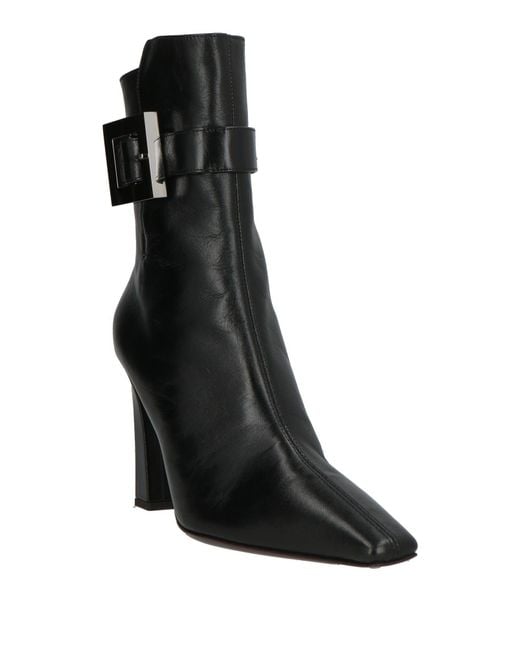Giuseppe Zanotti Black Ankle Boots Leather