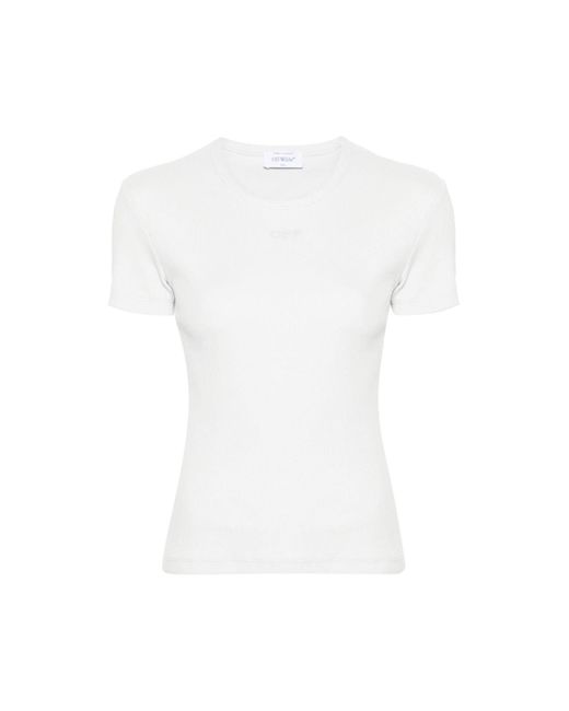 T-shirt di Off-White c/o Virgil Abloh in White