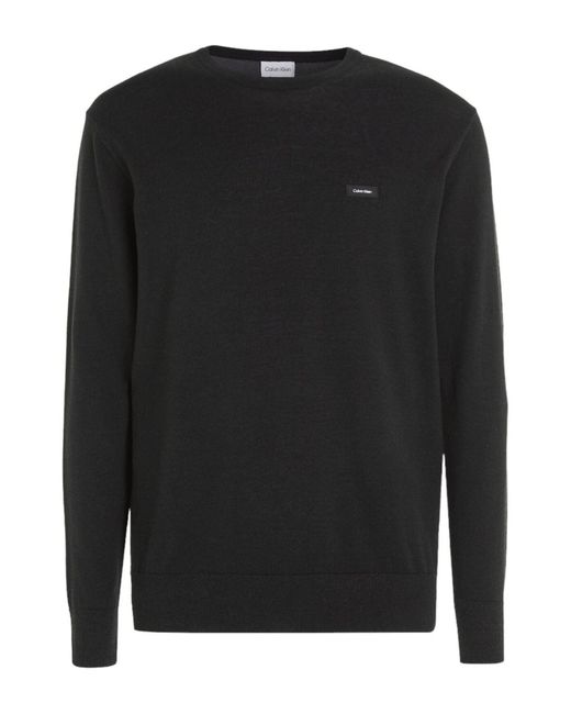 Pullover di Calvin Klein in Black da Uomo
