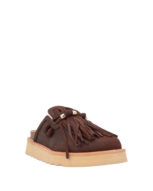 Colors Of California Brown Mules & Clogs