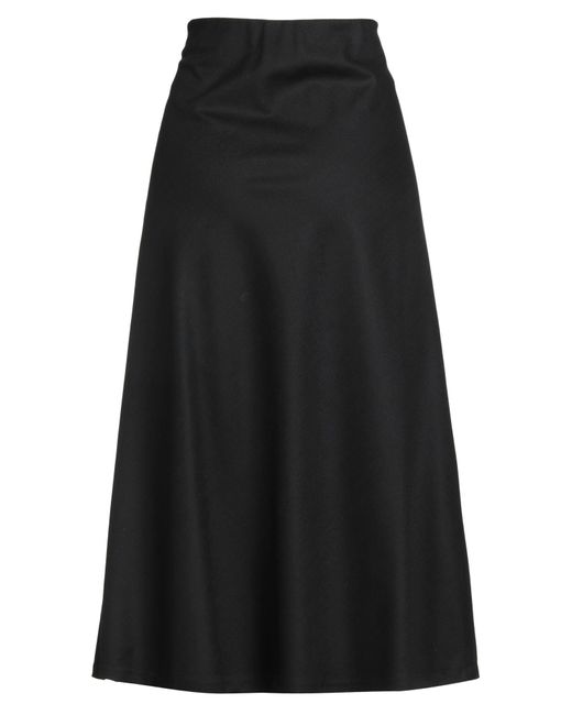 Jupe Midi Brunello Cucinelli en coloris Black
