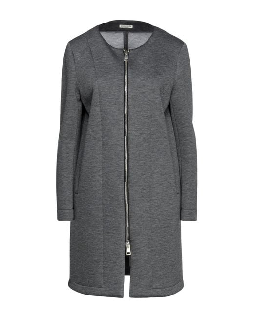 EMMA & GAIA Gray Overcoat & Trench Coat