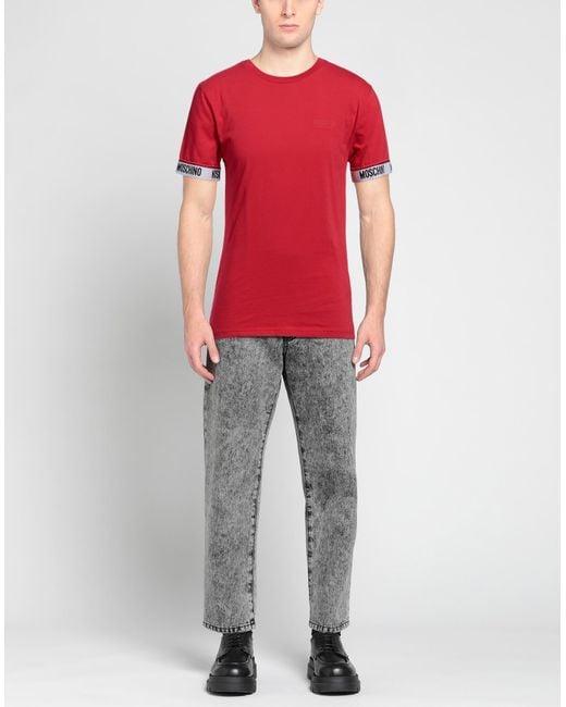 Moschino Red T-shirt for men
