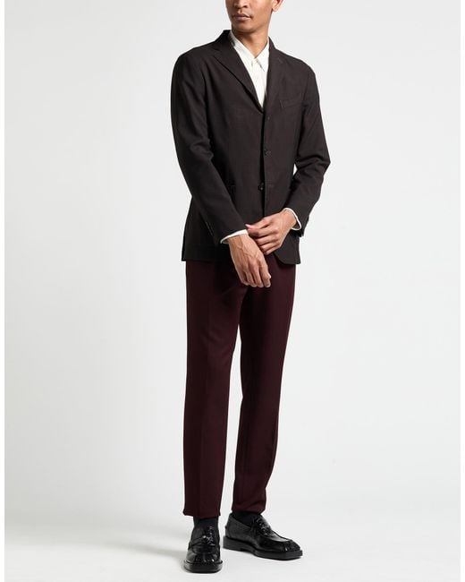 Boglioli Black Blazer Virgin Wool for men