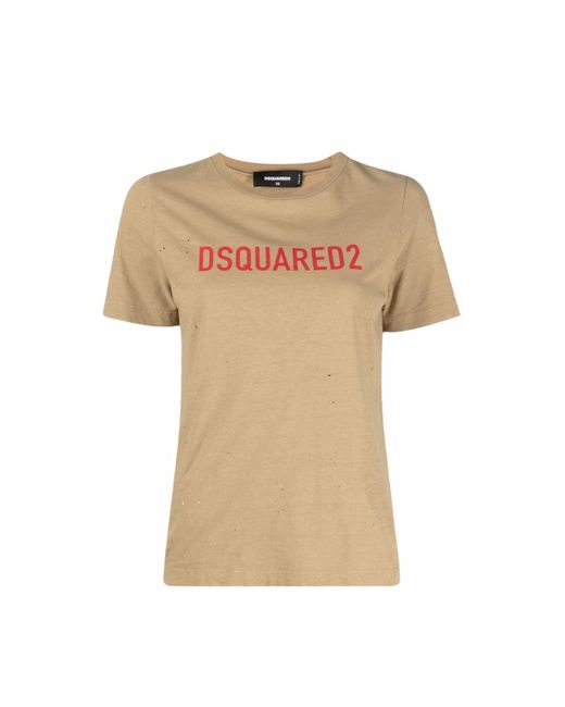 T-shirt DSquared² en coloris Natural