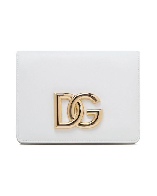 Dolce & Gabbana White Schultertasche