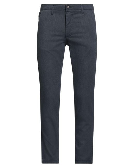 Squad² Blue Pants Cotton, Polyester, Elastane for men