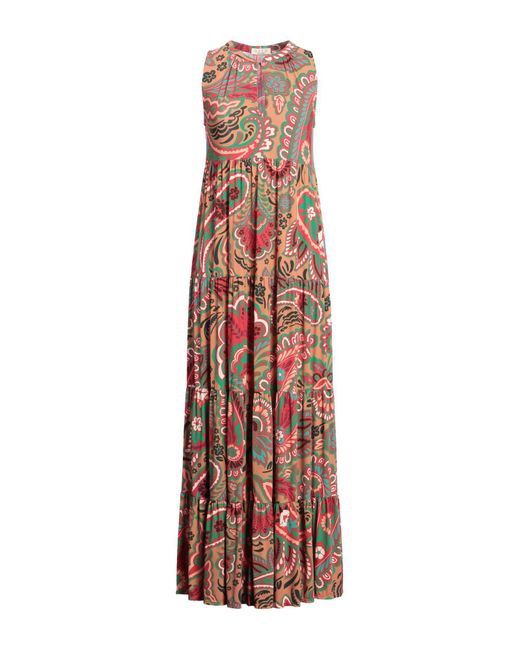 Siyu Pink Maxi-Kleid