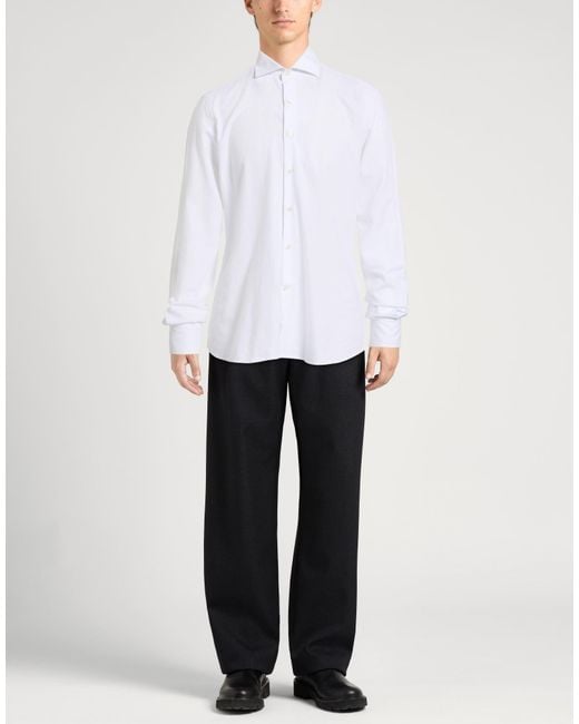 Roberto Cavalli White Shirt Cotton for men