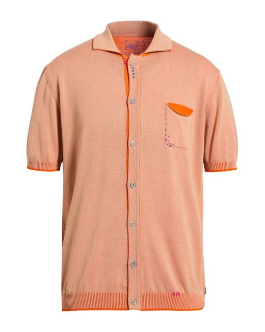 Bob Orange Cardigan Cotton for men