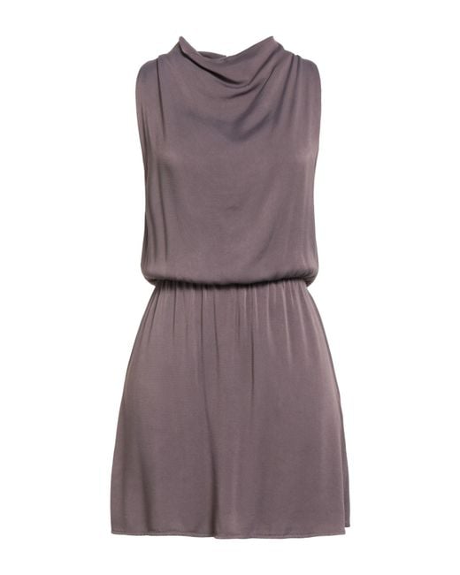 Alpha Studio Purple Mini Dress Viscose