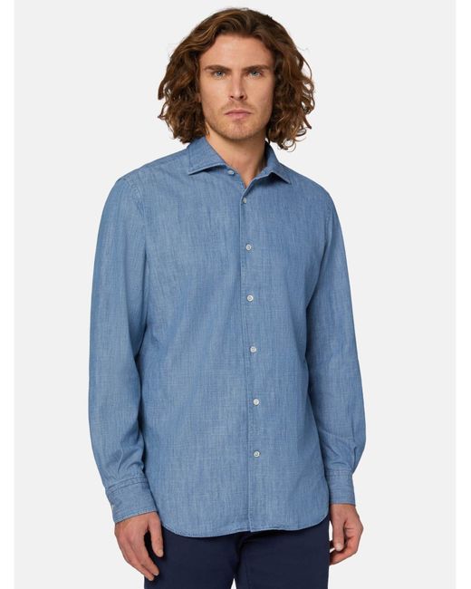 Camicia di Boggi in Blue da Uomo