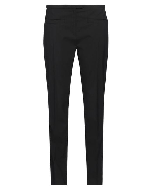 Courreges Black Pants Wool, Elastane