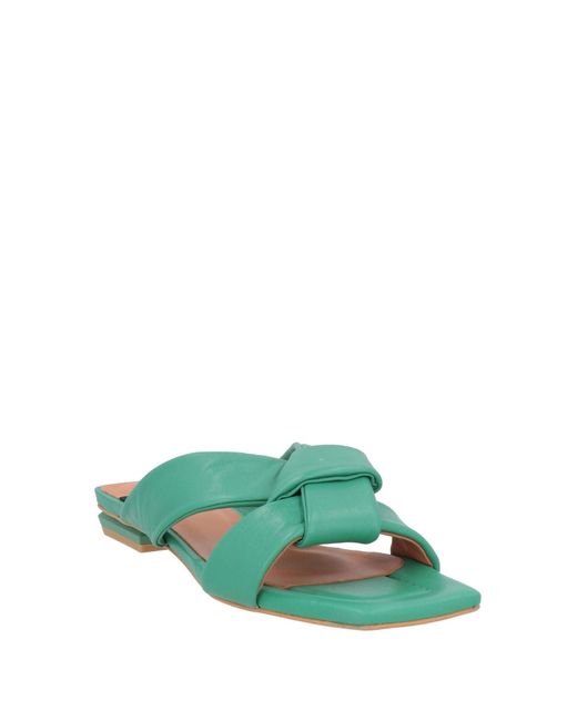 Angel Alarcon Green Sandals